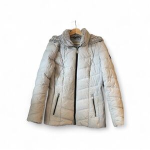 Women's Gray Quilted Jacket